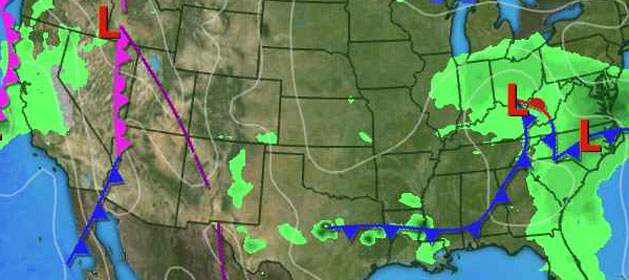Weather map